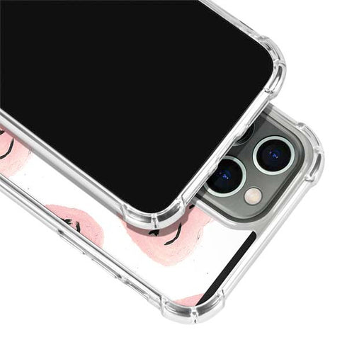 Bouffants and Broken Hearts Winking Hearts iPhone 14 Pro Clear Case